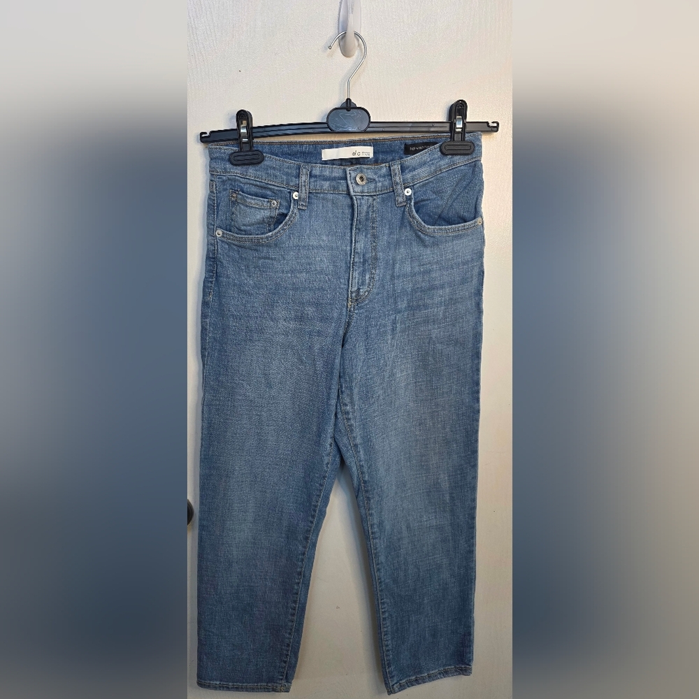 *3 For $12* Ella Moss High Rise Straight Ankle Light Blue Jeans